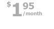 $1.95 Web Hosting.